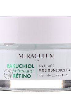 Ночной крем для лица Miraculum Bakuchiol Botanique Retino Anti-Age Intensive Lifting, 50 мл