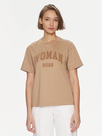 Boss Футболка Elpha 50514737 Бежевий Regular Fit Boss Футболка Elpha 50514737 Бежевий Regular Fit
