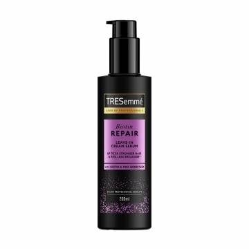 Несмывающаяся восстанавливающая крем-сыворотка для волос TRESemme Biotin Repair Leave-In Cream Serum, 200 мл Несмывающаяся восстанавливающая крем-сыворотка для волос TRESemme Biotin Repair Leave-In Cream Serum, 200 мл