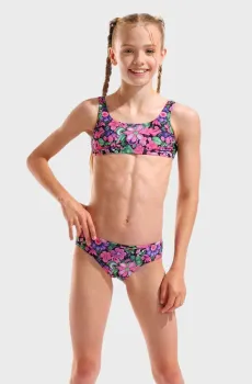 Детский купальник с узором WATER PRINT BIKINI BRALETTE Разноцветный 14 Arena 011031-900