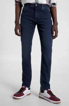 Мужские темно-синие джинсы TAPERED HOUSTON PSTR IOWA BLUEBL Синий 31-32 Tommy Hilfiger MW0MW32088