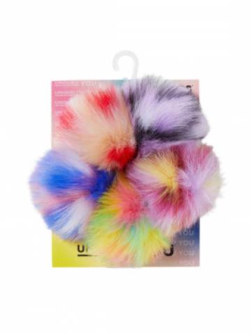 Crocs Прикраса для взуття Jibbitz Dyed Puff 5 Pack 10012135 Кольоровий Crocs Прикраса для взуття Jibbitz Dyed Puff 5 Pack 10012135 Кольоровий