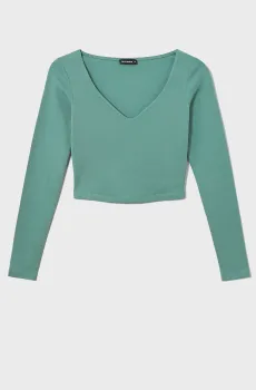 Женский мятный топ Ментоловый S Tally Weijl STSCOLISSO