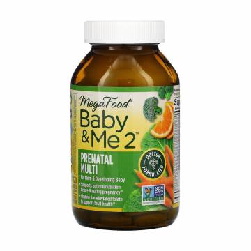 Витамины для беременных MegaFood Baby & Me 2 Prenatal Multi, 120 таблеток Витамины для беременных MegaFood Baby & Me 2 Prenatal Multi, 120 таблеток