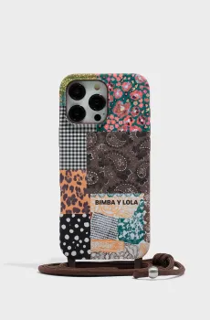 Женский чехол с узором для iPhone 16 Pro Max Разноцветный ONESIZE Bimba Y Lola 261BAFT16.29640