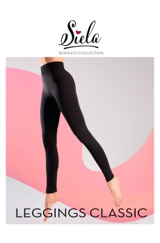 Леггинсы женские Siela Leggings Classic черные, размер S/M