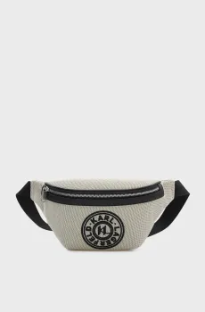 Мужская бежевая поясная сумка Бежевый ONESIZE Karl Lagerfeld B2M30197;106