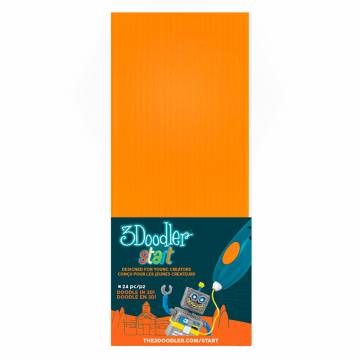 Набір стрижнів для 3D-ручки 3Doodler Start Помаранчевий (3DS-ECO06-ORANGE-24) Набір стрижнів для 3D-ручки 3Doodler Start Помаранчевий (3DS-ECO06-ORANGE-24)