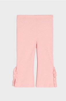 Штани з бічними розрізами - рожевий