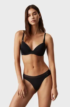 Женский черный бюстгальтер LIFT DEMI Черный 36D Calvin Klein 000QF6016E