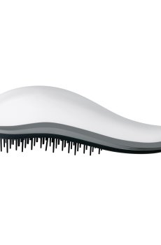 Расческа для волос Titania компактная, серебристая (1877 BOX)