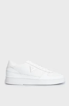 Мужские белые сникерcы Белый 43 Guess FM7SILLEA12