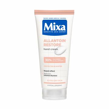 Насыщенный восстанавливающий крем Mixa Allantoin Restore Hand Cream с аллантоином, для очень сухой кожи рук, 100 мл Насыщенный восстанавливающий крем Mixa Allantoin Restore Hand Cream с аллантоином, для очень сухой кожи рук, 100 мл