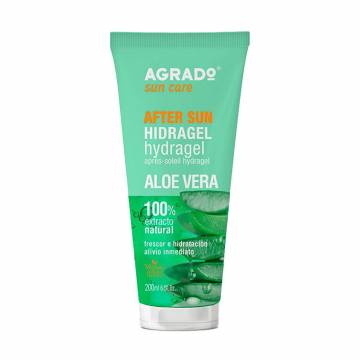 Гель для тела после загара Agrado After Sun Hydragel Aloe Vera из алоэ вера, 200 мл Гель для тела после загара Agrado After Sun Hydragel Aloe Vera из алоэ вера, 200 мл