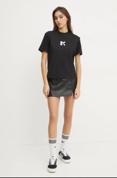 Хлопковая футболка Karl Lagerfeld Jeans