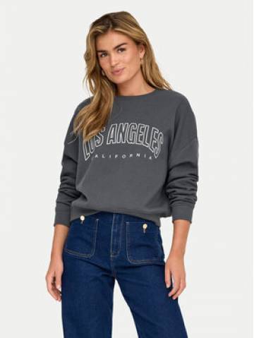 ONLY Світшот 15254183 Сірий Loose Fit ONLY Світшот 15254183 Сірий Loose Fit