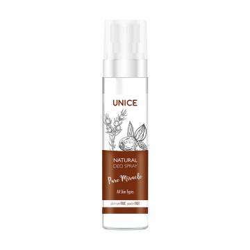 Уценка! Натуральный дезодорант-спрей Unice Pure Miracle Natural Deo Spray унисекс, 100 мл Уценка! Натуральный дезодорант-спрей Unice Pure Miracle Natural Deo Spray унисекс, 100 мл