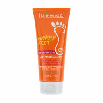 Скраб для ступней и пяток Bielenda Happy End Foot And Heel Scrub с натуральной пемзой, 175 мл Скраб для ступней и пяток Bielenda Happy End Foot And Heel Scrub с натуральной пемзой, 175 мл