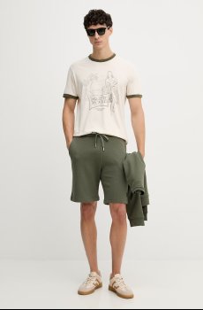 Guess спортивные шорты для мужчин из хлопка