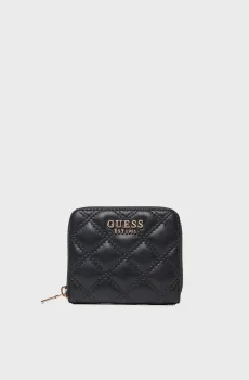 Женский черный кошелек Черный ONESIZE Guess SWQG87.48137;BLA