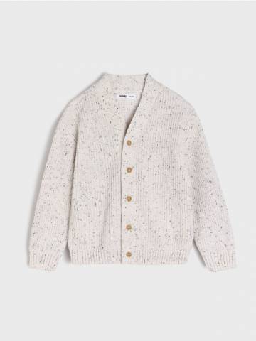 Бавовняний светр - кремовий