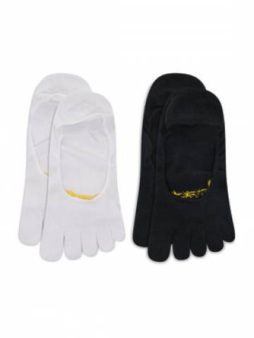 Vibram Fivefingers Набір 2 пар шкарпеток до щиколотки unisex Ghost S15G12P Білий Vibram Fivefingers Набір 2 пар шкарпеток до щиколотки unisex Ghost S15G12P Білий