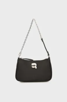 Женская черная сумка IKONIK 2.0 NYLON SM ZIP SB Черный ONESIZE Karl Lagerfeld 231W3073