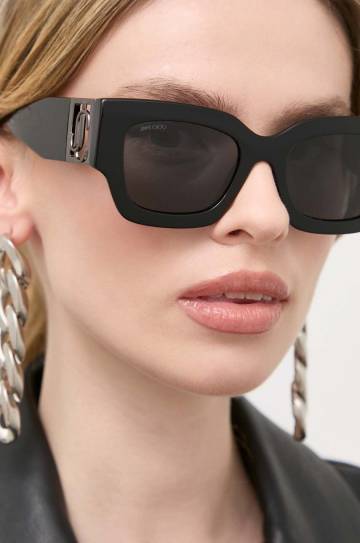 Солнцезащитные очки Jimmy Choo Nena женские цвет чёрный Солнцезащитные очки Jimmy Choo Nena женские цвет чёрный