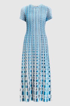 Белое платье Zaida в полоску