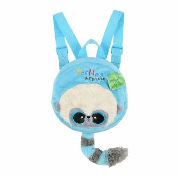 Рюкзак-мяка іграшка Лемур Yoohoo & Friends блакитний 18 см (90773A) Рюкзак-мяка іграшка Лемур Yoohoo & Friends блакитний 18 см (90773A)