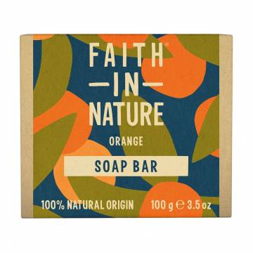 Твердое мыло Faith In Nature Orange Soap Bar с апельсином, 100 г