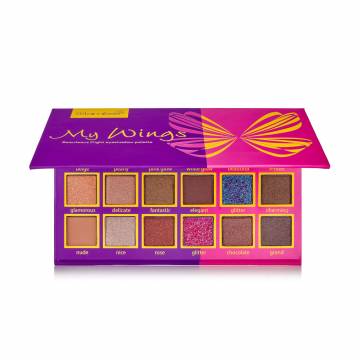 Палетка теней для век GlamBee My Wings Beauteous Fligh, 18 оттенков Палетка теней для век GlamBee My Wings Beauteous Fligh, 18 оттенков