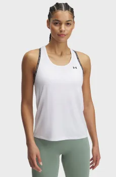 Женская белая майка Tech Knockout Tank Белый S Under Armour 1389851-100