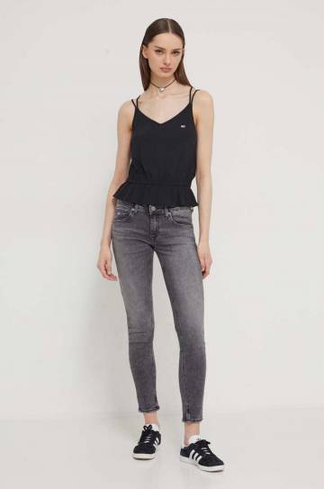 Джинсы Tommy Jeans Scarlett женские цвет серый Джинсы Tommy Jeans Scarlett женские цвет серый