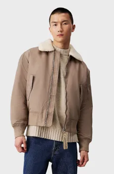 Мужская оливковая куртка AVIATOR SHERPA JACKET Оливковый S Calvin Klein Jeans J30J326108