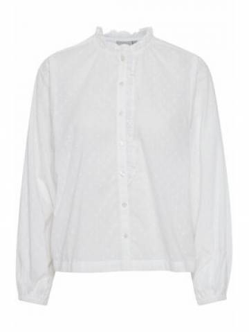 ICHI Сорочка 20118244 Білий Regular Fit ICHI Сорочка 20118244 Білий Regular Fit
