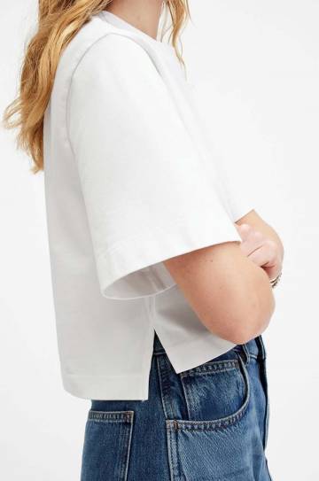 Хлопковая футболка AllSaints LOTTIE TEE женская цвет белый W132JA Хлопковая футболка AllSaints LOTTIE TEE женская цвет белый W132JA