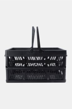 Складаний кошик для зберігання - чорний