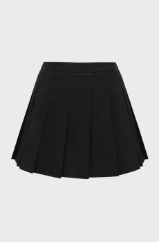Женская черная плиссированная юбка Черный L Guess W6YD14.W2940;JBLK