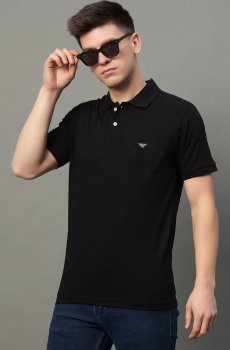 Kook N Keech Men Brand Logo Polo Collar T-shirt