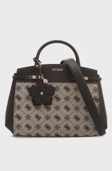 Женская черная сумка MELINDA LOGO Черный ONESIZE Guess HWJP9902060