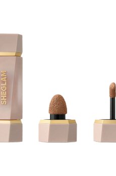 Кремовый скульптор для лица Sheglam Precision Sculpt Liquid Contour Duo с двумя аппликаторами, Hazelnut Latte, 6 мл