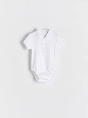 Reserved - BABIES` BODY SUIT - білий - 176CJ-00X Reserved - BABIES` BODY SUIT - білий - 176CJ-00X
