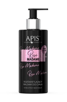 Уценка! Осветляющий лосьон для тела Apis Natural Cosmetics Rose Madame Illuminating Body Lotion, 300 мл