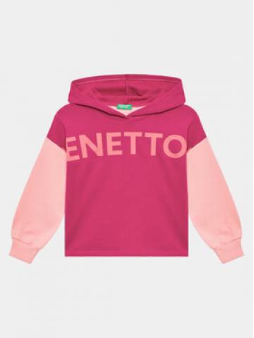 United Colors Of Benetton Світшот 3J68C202L Рожевий Regular Fit United Colors Of Benetton Світшот 3J68C202L Рожевий Regular Fit