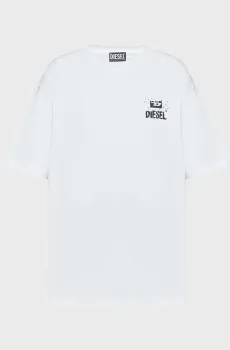 Мужская белая футболка MAGLIETTA Белый M Diesel A19746 RPATI