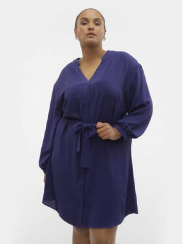 Vero Moda Curve Сукня-сорочка 10299117 Голубий Regular Fit Vero Moda Curve Сукня-сорочка 10299117 Голубий Regular Fit