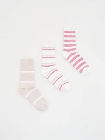 Reserved - LADIES` SOCKS - кремовий - 222CS-01X Reserved - LADIES` SOCKS - кремовий - 222CS-01X