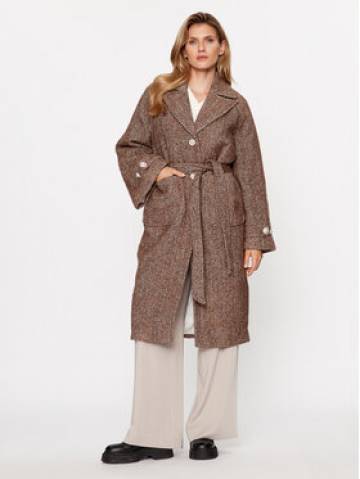 Custommade Вовняне пальто Halina 999511879 Коричневий Oversize Custommade Вовняне пальто Halina 999511879 Коричневий Oversize