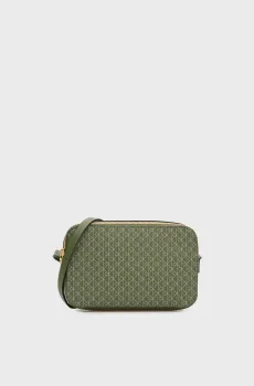 Женская зеленая сумка с узором EMBLEM Зеленый ONESIZE Calvin Klein LV04F3268G